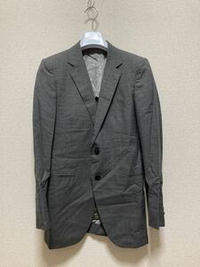 UNITED ARROWS ユナイテッドアローズ テーラードジャケット シルク混ジャケット 44 グレー　2B