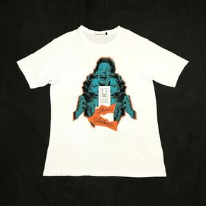 UNDERCOVER/CHAOS BALANCE/UNDERCOVER RECORDS/Collage Crew Neck Short Sleeve Tee/White/Size 4/アンダーカバー/半袖コラージュTシャツ