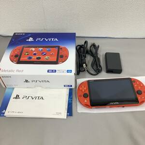 【送料無料】◆美品◆PSVita PCH-2000 ZA26 メタリック・レッド