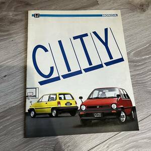 1981年 ホンダ 初代 シティ CITYデビューカタログ HONDA 旧車 カタログ モトコンポ掲載 パンフレット 昭和レトロ 当時物