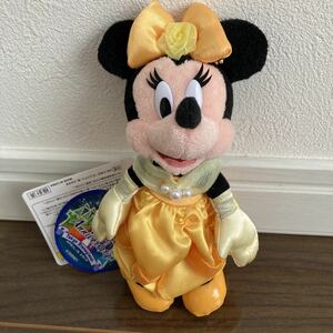 TDL　31周年　美女と野獣　ベル　ミニーぬいぐるみバッジ　東京ディズニーランド