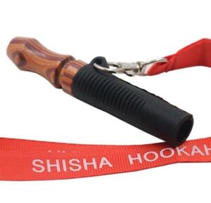 612a1830☆ マウスピース ストラップ付き 木製 シーシャ フーカー 水タバコ SHISHA HOOKAH Ba.G.Baオリジナルバンド付き