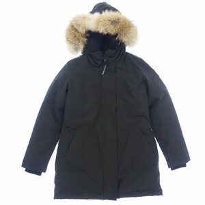 極美品◆カナダグース ダウンジャケット 3037LA ヴィクトリアパーカ レディース サイズM ブラック CANADA GOOSE【AFA8】