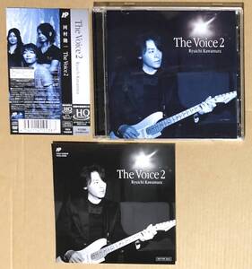 2枚組(HQCD+DVD)●河村隆一 THE VOICE 2　帯付（HQ-CD)　ジャケット絵シール付き