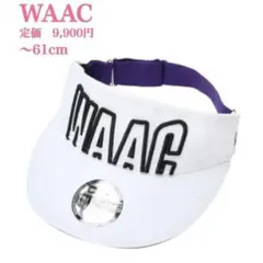 新品【WAAC】ワック　NEW ERA ハイフロント　サンバイザー ホワイト