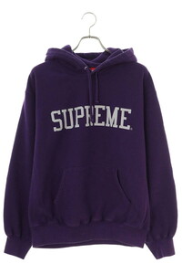 シュプリーム パーカー 23AW Varsity Hooded Sweatshirt サイズ:M バーシティロゴプルオーバーパーカー 中古 HJ12