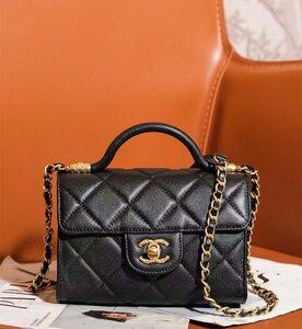 極美品 CHANEL シャネル 24A レザーハンドバッグ ショルダーバッグ