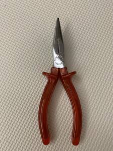 knipex クニペックス プライヤー ラジオペンチ 25-160mm レッドスケルトン クリアレッドグリップ 中古品　限定品？