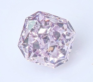 0.151ｃｔ 天然ダイヤ FANCY LIGHT PURPLE PINK（ナチュラルカラー）SI2 X