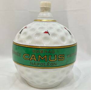 CAMUS カミュ ナポレオン ゴルフボール トロフィー 陶器 コニャック 古酒 未開栓 蓋なし 22K MT-30