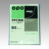 4902681773265 ファインカラーＰＰＣ　Ｂ5　100枚入 ＰＣ関連用品 ＯＡ用紙 コピー用紙（カラー用紙） 文運堂 カラー326 グリー