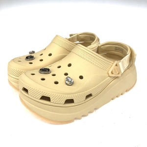 新品同様◆crocs クロックス メガクラッシュクロッグ サンダル M6◆ ホワイト レディース 靴 シューズ shoes