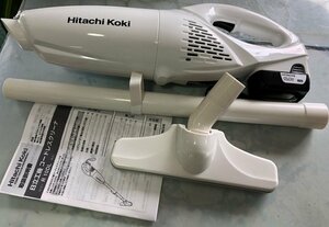 極美品/欠品部品あり.. 10.8v 1.5AH Hitachi コードレスクリーナー 10.8V R10DL(LCS) 充電器欠品/元箱欠品/スキマノズル欠品