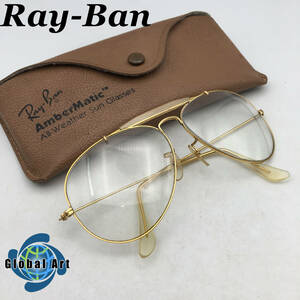 ★E05772/B&L/Ray-Ban レイバン/サングラス/アビエーター/ティアドロップ/58□14/ケース付