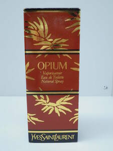  YVES SAINT LAURENT OPIUM EDT ナチュラルスプレー 50ml 残量8割程度 ロゴ劣化有り