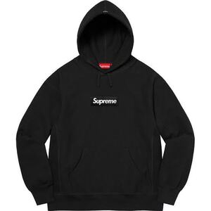 送料無料 黒 L Supreme Box Logo Hooded Sweatshirt Black 21FW 21AW シュプリーム ボックスロゴ パーカー フーディ ブラック 2021 極美品