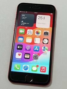 SIMフリー iPhoneSE2 64GB Product Red シムフリー アイフォンSE 2 第二世代 第2世代 レッド au softbank docomo SIMロックなし A2296 79%