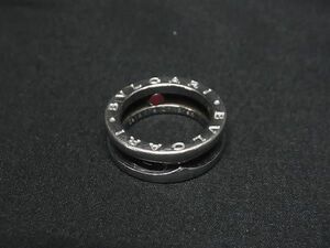 1円 BVLGARI ブルガリ ビーゼロワン セーブザチルドレン SV925 リング 指輪 アクセサリー 表記サイズ47(約6号) シルバー系 BF7939