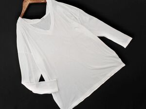 MOUSSY マウジー Vネック Tシャツ sizeF/白 ■◇ ☆ ehb3 レディース