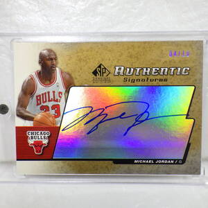 10枚限定 MICHAEL JORDAN AUTHENTIC Signatures 4/10 SP EDITION マイケルジョーダンオーセンティック　シグニチャー upper deck