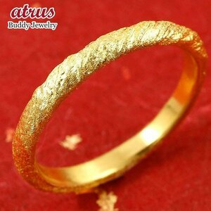 純金 メンズ 24金 ゴールド k24 指輪 ピンキーリング ホーニング加工 婚約指輪 エンゲージリング 地金リング ストレート 人気