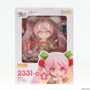 【中古】[FIG]B賞 ねんどろいど 桜ミク セーラー服Ver. グッスマくじ 桜ミク『2024』 フィギュア プライズ グッドスマイルカンパニー(61804