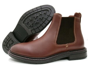 新品★clarks★クラークス★サイドゴアブーツ★Clarkdale Hall クラークデールホール★US7.5 UK6.5 EU40★ブリティッシュタンレザー