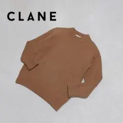 クラネ　CLANE　アンゴラ混　ニット　BASIC　WARMKNIT　TOPS