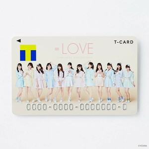 匿名配送 送料無料 即決 TSUTAYA Tポイントカード Tカード Tカード　（=LOVE）　 限定 デザイン 新品 台紙付き 未登録 未使用 