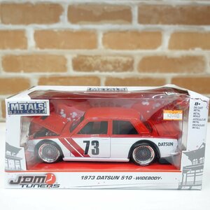 1224T　jada toys JDM TUNERS 1/24 ダイキャスト 1973 DATSUN 510 WIDEBODY 赤/白 未開封