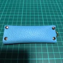 【レザークラフト】キーホルダー型コインケース【ハンドメイド】