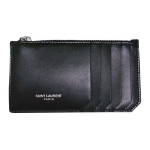 SAINT LAURENT PARIS サンローラン パリ フラグメントカードホルダー 609362 0U90N 1000 NERO ブラック 黒 YSL イヴサンローラン