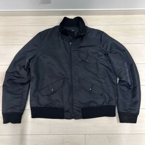 初期 A.P.C ボンバージャケット MA-1 3 ナイロンジャケット コート レザー アーペーセー 中綿 ブラック