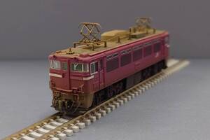 【新品加工品】TOMIX 7149 JR ED79-0形電気機関車(Hゴムグレー) ウェザリング加工品 未使用 16号機 Re-Color特製品