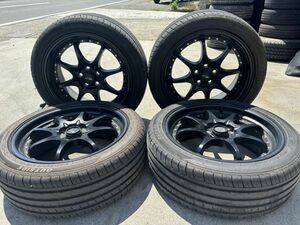 アルミホイール 　BMS　 17インチ　7J×17 5穴　PCD100　ET40 215/45ZR17 91W　プリウス取り外し　051401JO