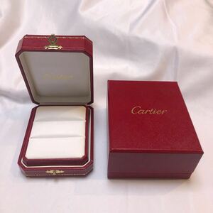 美品 Cartier カルティエ 空箱　指輪用　結婚指輪　ペアリング　リング用　ジュエリーケース　空き箱　BOX Ca-X39