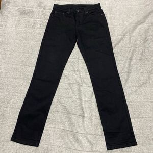 1D【着少】LEVIS リーバイス 511 デニム ジーンズ ジーパン パンツ 黒 ブラック 29 SLIM スリム STRAIGHT ストレート 04511-0168 格安 