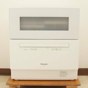 Panasonic パナソニック 電気食器洗い乾燥機 NP-TH3-Ｗ 100V 50/60Hz 2019年生 動作確認済み 中古品 (j)