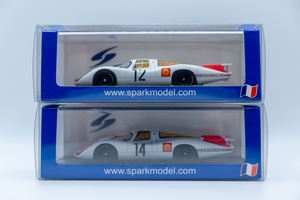 【Spark】Porsche 908 #12 & #14 1000km of Paris 1968 ポルシェ 【1/43ミニカー】 中古保管品 ★管24Y23A