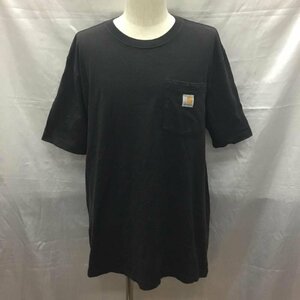 Carhartt M カーハート Tシャツ 半袖 半袖カットソー プリントTシャツ クルーネックカットソー T Shirt 黒 / ブラック / 10118645