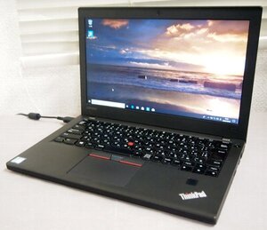 NoS540◇ThinkPad X270 Core i5 6300U 2.4GHz/メモリ8GB/SSD128GB/12.5型HD/Win10Pro64bitリカバリ済/WiFi+WebCamモバイルノート◇