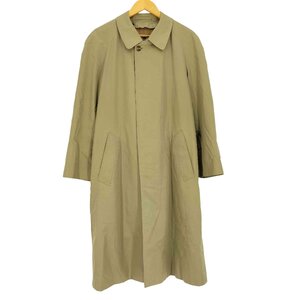 AQUASCUTUM(アクアスキュータム) 90S 英国製 ライナー付き 裏地チェック 比翼 ステンカラー 中古 古着 0333