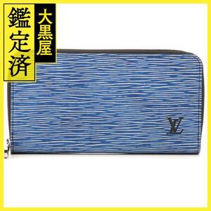 LOUIS VUITTON　ルイヴィトン　ジッピーウォレット　エピ・デニム　ブルー　M61862　長財布　【208】2141000298139