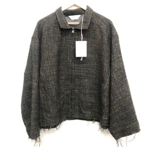 タグ付き★【ANCELLM】アンセルム★ツイードジップジャケット TWEED ZIP JACKET ANC-JK42-A サイズ2 12