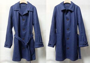 FRANK LEDER フランクリーダー LODEN WOOL TRENCH COAT ローデン ウール トレンチ コート S