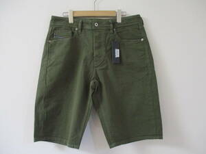 ☆DIESEL/ディーゼル☆未使用 KEESHORT Short Pants Denim サイズ：32 カーキ デニムハーフパンツ