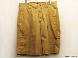 Timberland 革貼付け ショートパンツ 肌カーキ メンズW30 / USティンバーランド 男性用 半ズボン