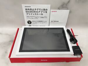 中古 AIWA JA2-TBA1002 ブラック 簡易動作確認済み アンドロイド タブレット端末 4GB/32GB android