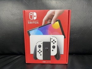 1円～ 売り切り 未使用 Nintendo Switch ニンテンドースイッチ 有機ELモデル HEG-S-KAAAA(JPN) 7インチ ディスプレイ ホワイト ゲーム機