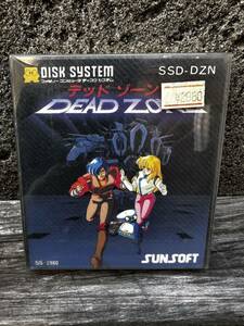 当時物 新品未使用 SUNSOFT DEAD ZONE デッドゾーン ディスクシステム ファミコン ソフト ファミリーコンピュータ 昭和 レトロ ビンテージ